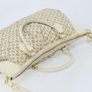 LOUIS VUITTON Monogram Mini Lin Croisette Marina GM Bag Blue M95492 Auth 171786A-6