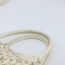 LOUIS VUITTON Monogram Mini Lin Croisette Marina GM Bag Blue M95492 Auth 171786A-8