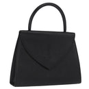 SAINT LAURENT Hand Bag Leather Black Gold Auth 171793V-1