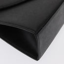 SAINT LAURENT Hand Bag Leather Black Gold Auth 171793V-10