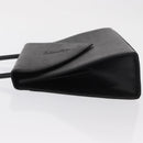 SAINT LAURENT Hand Bag Leather Black Gold Auth 171793V-5