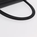 SAINT LAURENT Hand Bag Leather Black Gold Auth 171793V-7