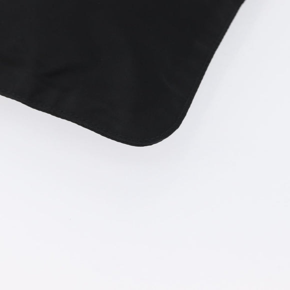 PRADA Body Bag Nylon Black Silver Auth 171799