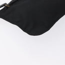 PRADA Body Bag Nylon Black Silver Auth 171799-15