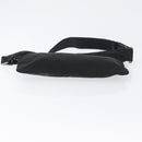 PRADA Body Bag Nylon Black Silver Auth 171799-5