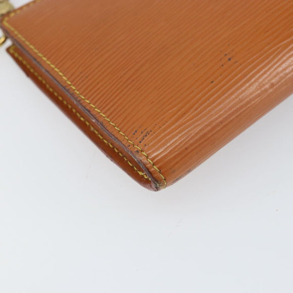 LOUIS VUITTON Epi Pochette Accessoires Beutel Zipangu Gold M52948 LV Auth 171803