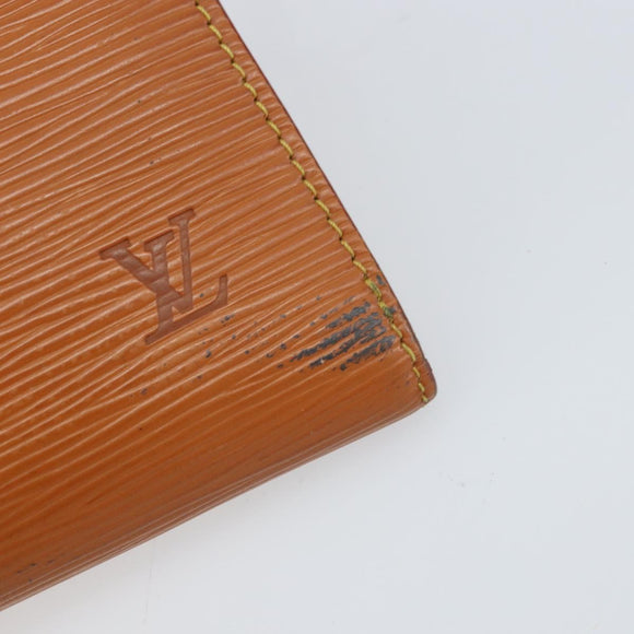 LOUIS VUITTON Epi Pochette Accessoires Beutel Zipangu Gold M52948 LV Auth 171803