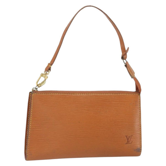 LOUIS VUITTON Epi Pochette Accessoires Beutel Zipangu Gold M52948 LV Auth 171803