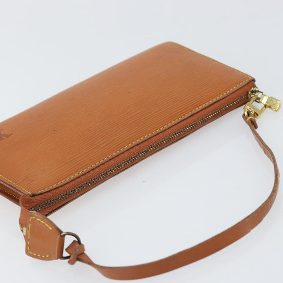 LOUIS VUITTON Epi Pochette Accessoires Beutel Zipangu Gold M52948 LV Auth 171803