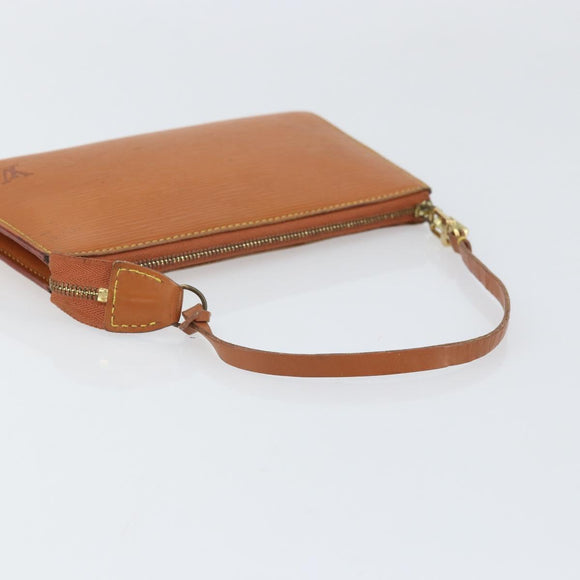 LOUIS VUITTON Epi Pochette Accessoires Beutel Zipangu Gold M52948 LV Auth 171803