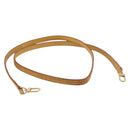 LOUIS VUITTON Shoulder Strap Leather 47.2"" Beige LV Auth 171809-1