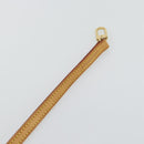 LOUIS VUITTON Shoulder Strap Leather 47.2"" Beige LV Auth 171809-14