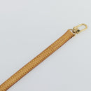 LOUIS VUITTON Shoulder Strap Leather 47.2"" Beige LV Auth 171809-9