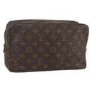LOUIS VUITTON Monogram Trousse Toilette 28 Clutch Bag M47522 LV Auth 171810-1