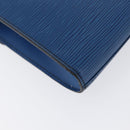 LOUIS VUITTON Epi Art Deco Clutch Bag Blue M52635 LV Auth 171813-15