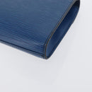 LOUIS VUITTON Epi Art Deco Clutch Bag Blue M52635 LV Auth 171813-16