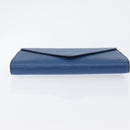 LOUIS VUITTON Epi Art Deco Clutch Bag Blue M52635 LV Auth 171813-6
