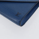 LOUIS VUITTON Epi Art Deco Clutch Bag Blue M52635 LV Auth 171813-14