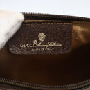 GUCCI GG Supreme Web Sherry Line Bag PVC Beige Gold 89 02 018 Auth 171814-18