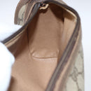 GUCCI GG Supreme Web Sherry Line Bag PVC Beige Gold 89 02 018 Auth 171814-20