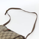 GUCCI GG Supreme Web Sherry Line Bag PVC Beige Gold 89 02 018 Auth 171814-8