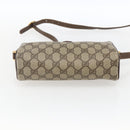 GUCCI GG Supreme Web Sherry Line Bag PVC Beige Gold 89 02 018 Auth 171814-5