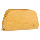 LOUIS VUITTON Epi Dauphine PM Pouch Yellow M48449 LV Auth 171817-1