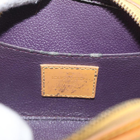 LOUIS VUITTON Epi Dauphine PM Pouch Yellow M48449 LV Auth 171817