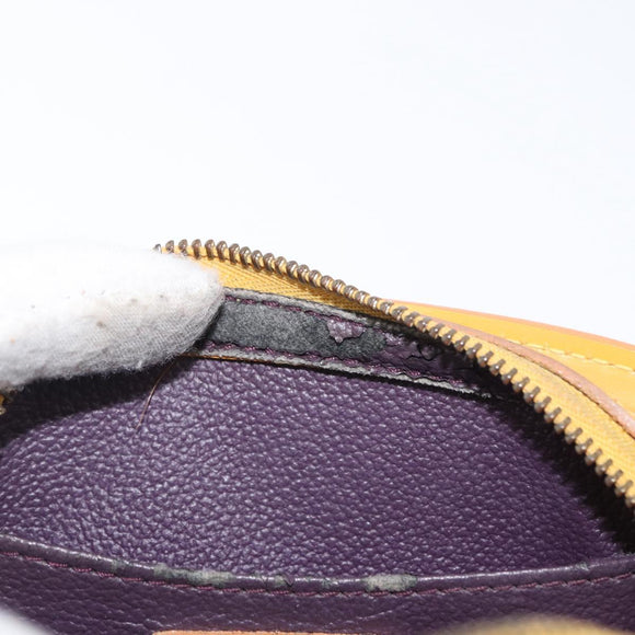 LOUIS VUITTON Epi Dauphine PM Pouch Yellow M48449 LV Auth 171817