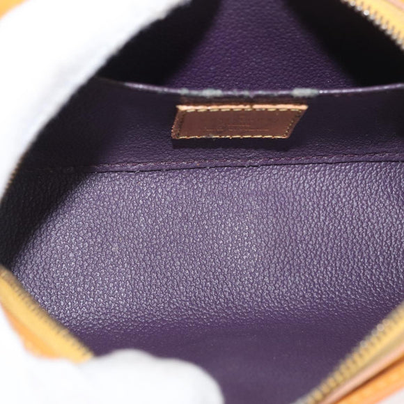 LOUIS VUITTON Epi Dauphine PM Pouch Yellow M48449 LV Auth 171817