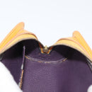 LOUIS VUITTON Epi Dauphine PM Pouch Yellow M48449 LV Auth 171817-18