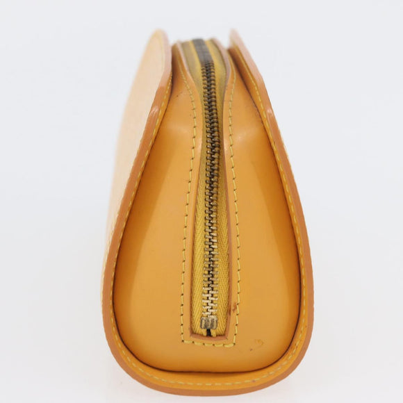 LOUIS VUITTON Epi Dauphine PM Pouch Yellow M48449 LV Auth 171817