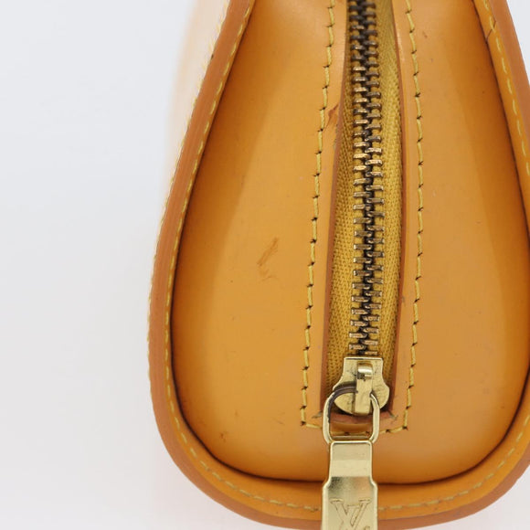 LOUIS VUITTON Epi Dauphine PM Pouch Yellow M48449 LV Auth 171817