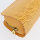 LOUIS VUITTON Epi Dauphine PM Pouch Yellow M48449 LV Auth 171817-8