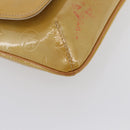 LOUIS VUITTON Monogram Vernis Thompson Street Bag Beige M91301 LV Auth 171822-9