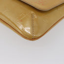 LOUIS VUITTON Monogram Vernis Thompson Street Bag Beige M91301 LV Auth 171822-15