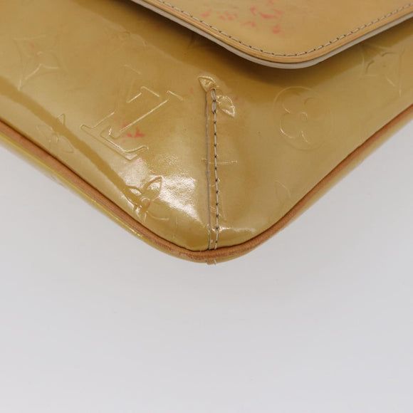 LOUIS VUITTON Monogram Vernis Thompson Street Bag Beige M91301 LV Auth 171822
