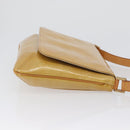 LOUIS VUITTON Monogram Vernis Thompson Street Bag Beige M91301 LV Auth 171822-4