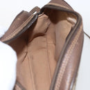 GUCCI GG Supreme Web Sherry Line Bag PVC Beige Gold 156 02 066 Auth 171823-18