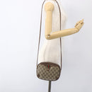 GUCCI GG Supreme Web Sherry Line Bag PVC Beige Gold 156 02 066 Auth 171823-20