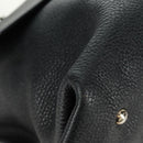 Salvatore Ferragamo Gancini Sofia Hand Bag Leather 2way Black Auth 171826A-13