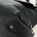 Salvatore Ferragamo Gancini Sofia Hand Bag Leather 2way Black Auth 171826A-14