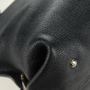 Salvatore Ferragamo Gancini Sofia Hand Bag Leather 2way Black Auth 171826A-15