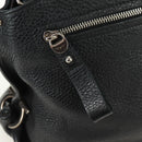 Salvatore Ferragamo Gancini Sofia Hand Bag Leather 2way Black Auth 171826A-17