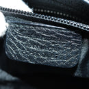 Salvatore Ferragamo Gancini Sofia Hand Bag Leather 2way Black Auth 171826A-28