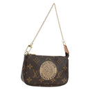 LOUIS VUITTON Monogram T&B Mini Pochette Accessoires Pouch M60153 Auth 171828V-1