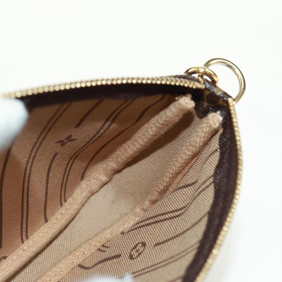 LOUIS VUITTON Monogram T&B Mini Pochette Accessoires Pouch M60153 Auth 171828V