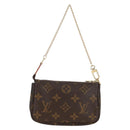 LOUIS VUITTON Monogram T&B Mini Pochette Accessoires Pouch M60153 Auth 171828V-2