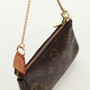 LOUIS VUITTON Monogram T&B Mini Pochette Accessoires Pouch M60153 Auth 171828V-6
