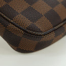 LOUIS VUITTON Damier Ebene Mini Pochette Accessoires Pouch N58009 Auth 171831V-10